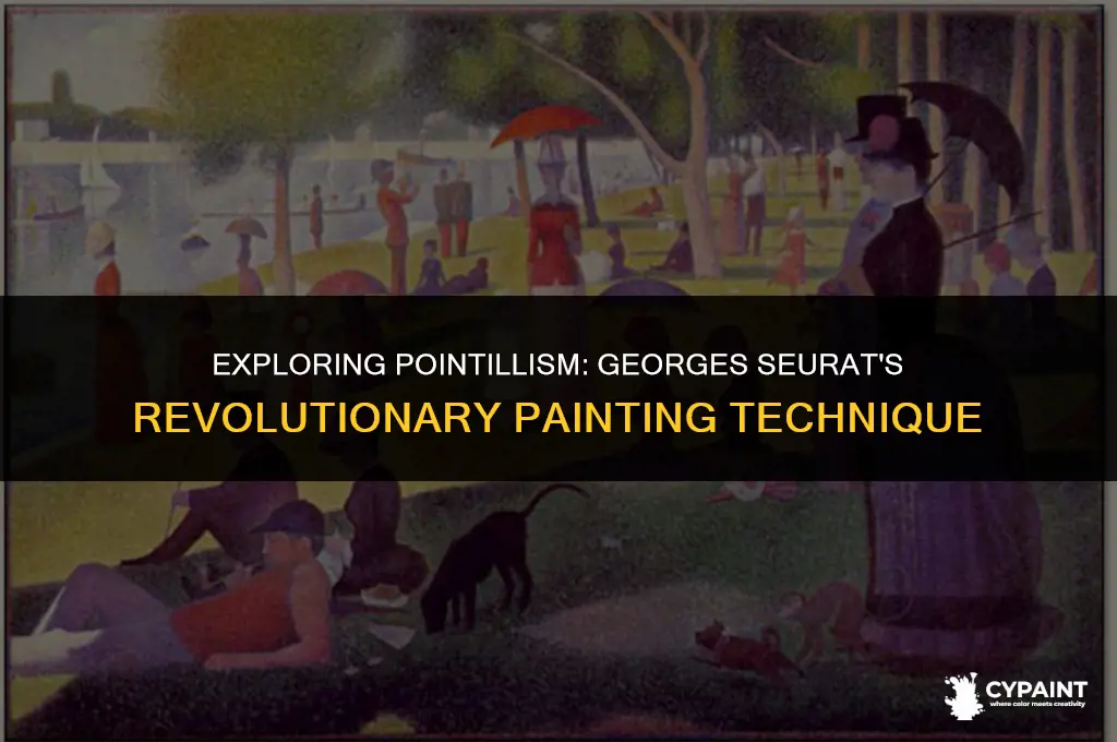 what painting technique did georges seurat create in the 1880s