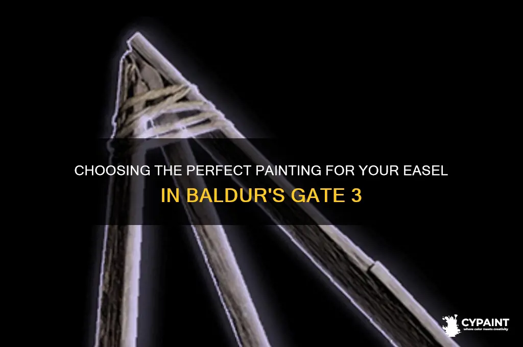 what painting to put on the easel bg3