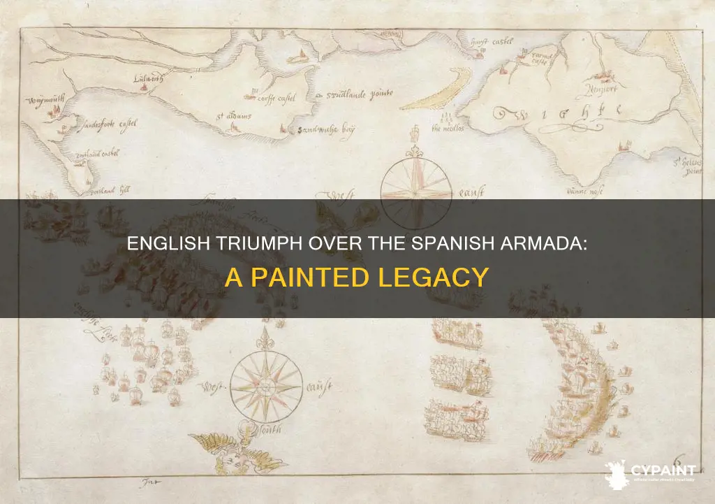 what painting visualize english triumph over the spanish armada