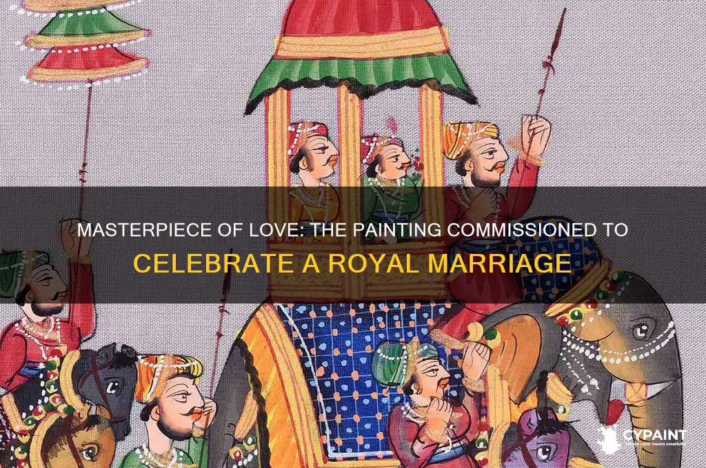what painting was commissioned to celebrate a marriage