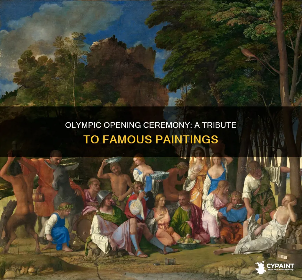 what painting was depicted in the olympic opening ceremony