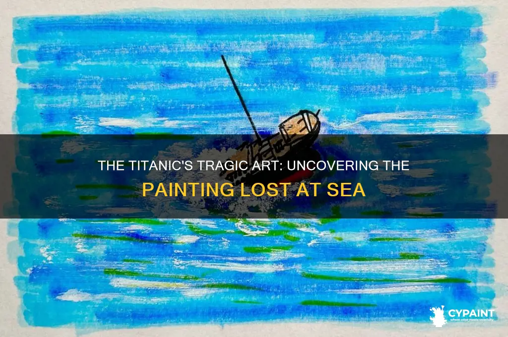 what painting was on the titanic ship accident