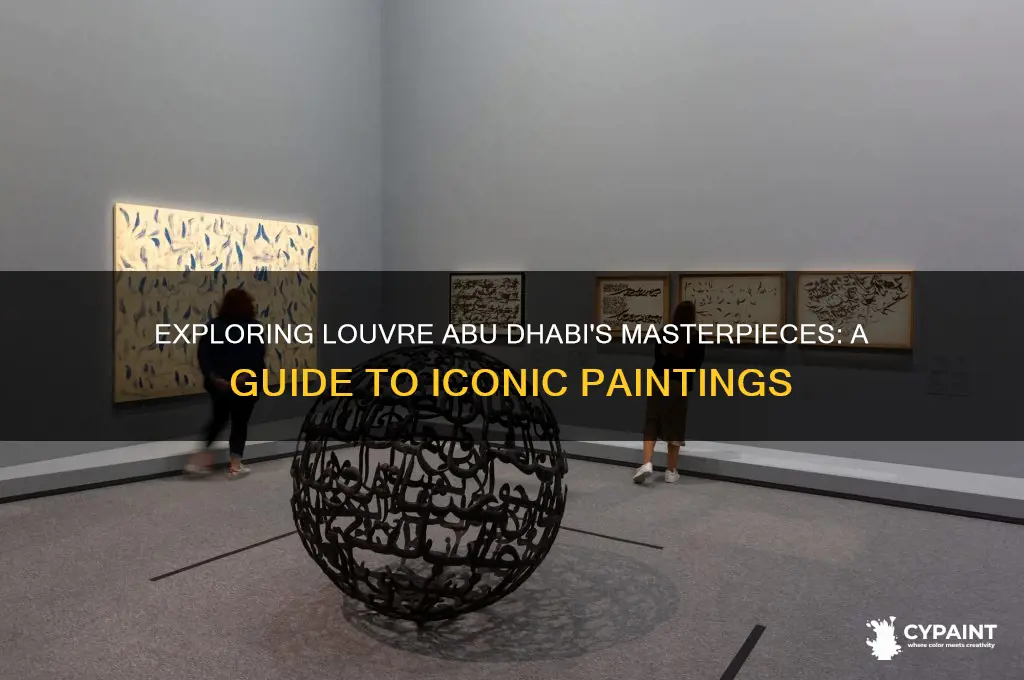what paintings are in the louvre abu dhabi