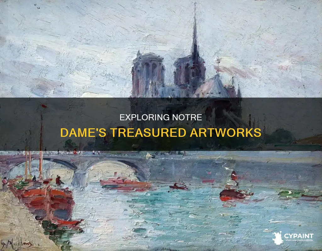 what paintings are stored in notre dame catheral paris