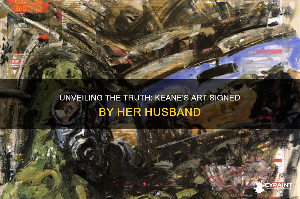what paintings did keane paint but husband sign