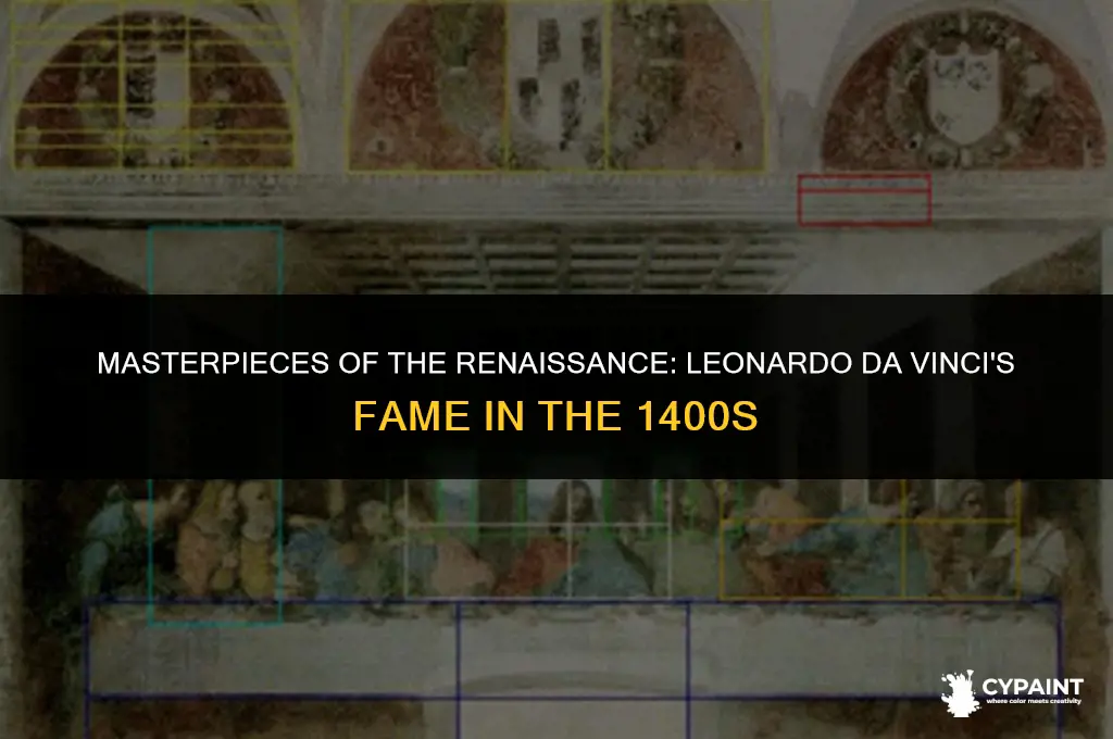 what paintings made da vinci famous in the 1400