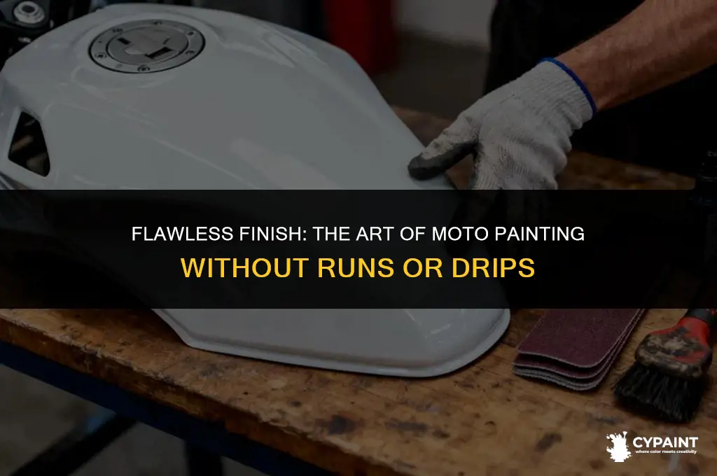 what paints moto was no runs no drips no error