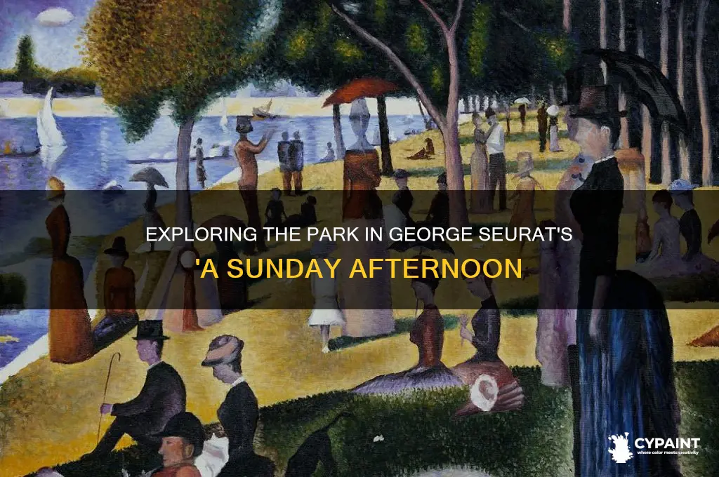 what park is a sunday afternoon painted of