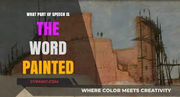 Understanding 'Painted': Identifying Its Part of Speech in Sentences