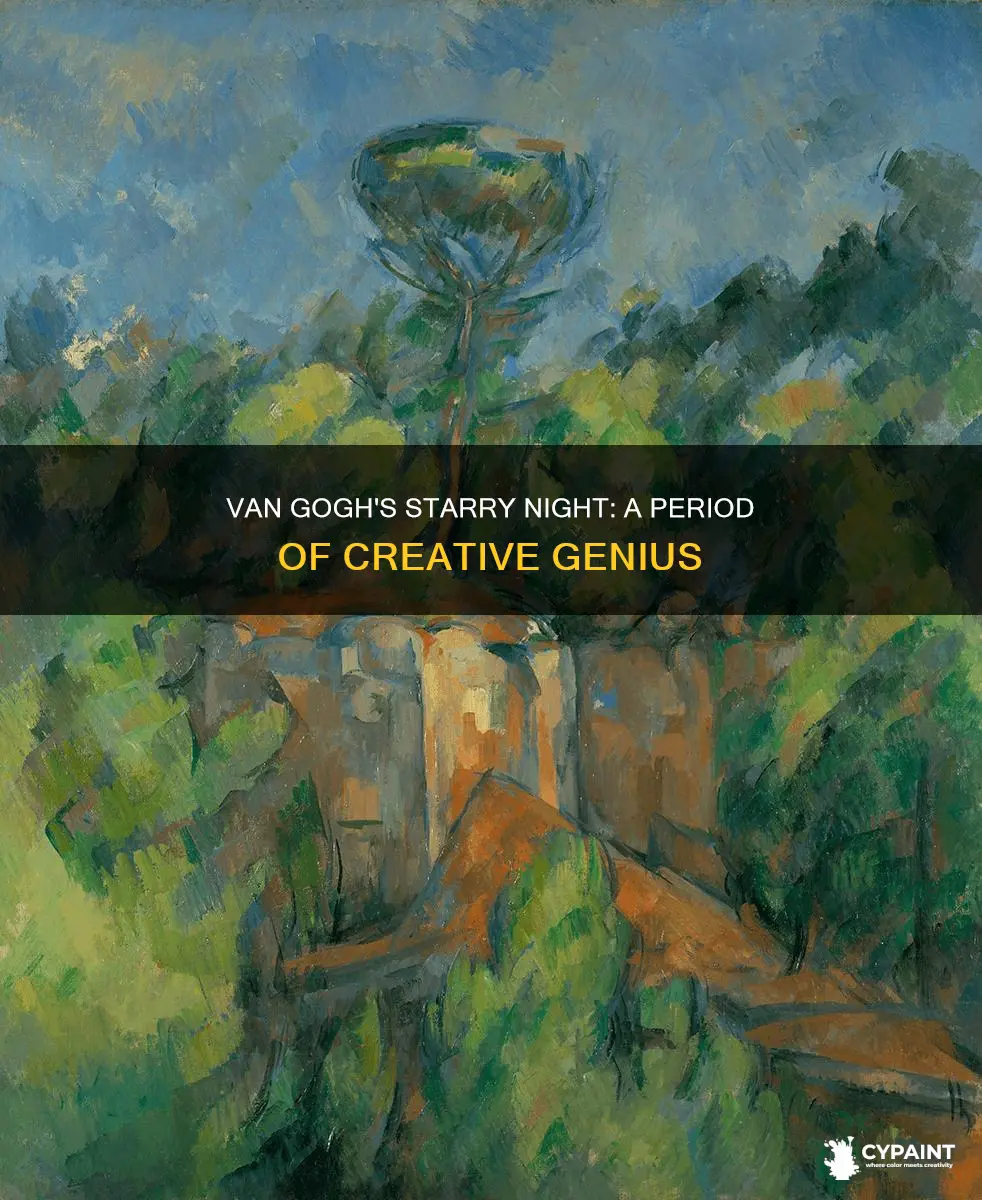 what period did van gogh paint the stary night