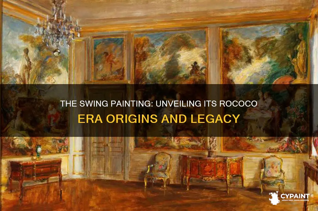 what period does painting the swing come from