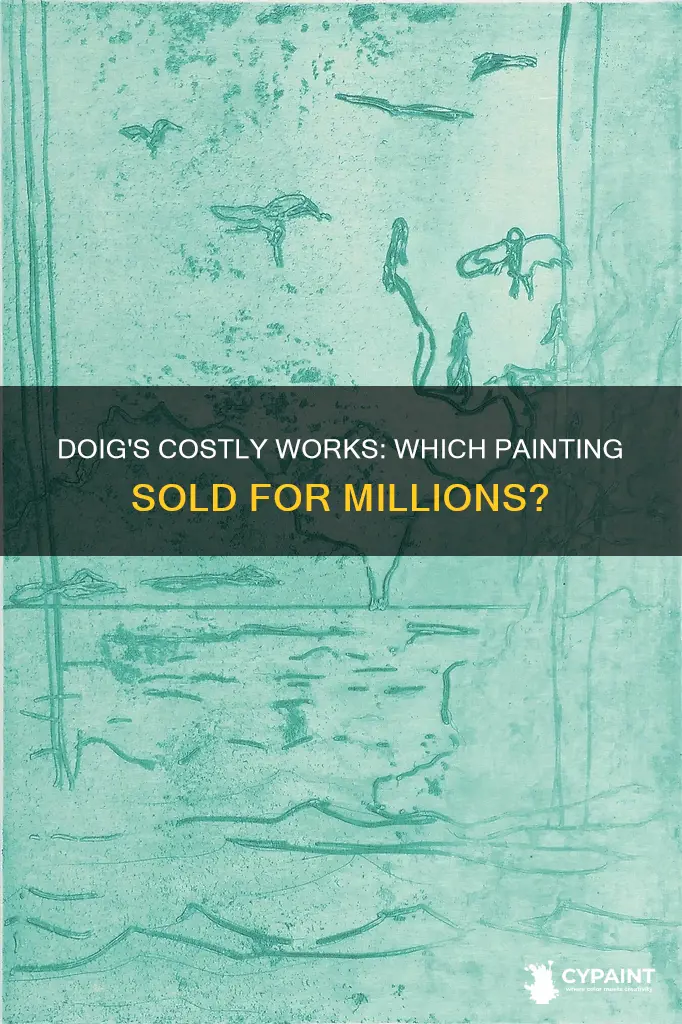 what peter doig painting brought a lot of money