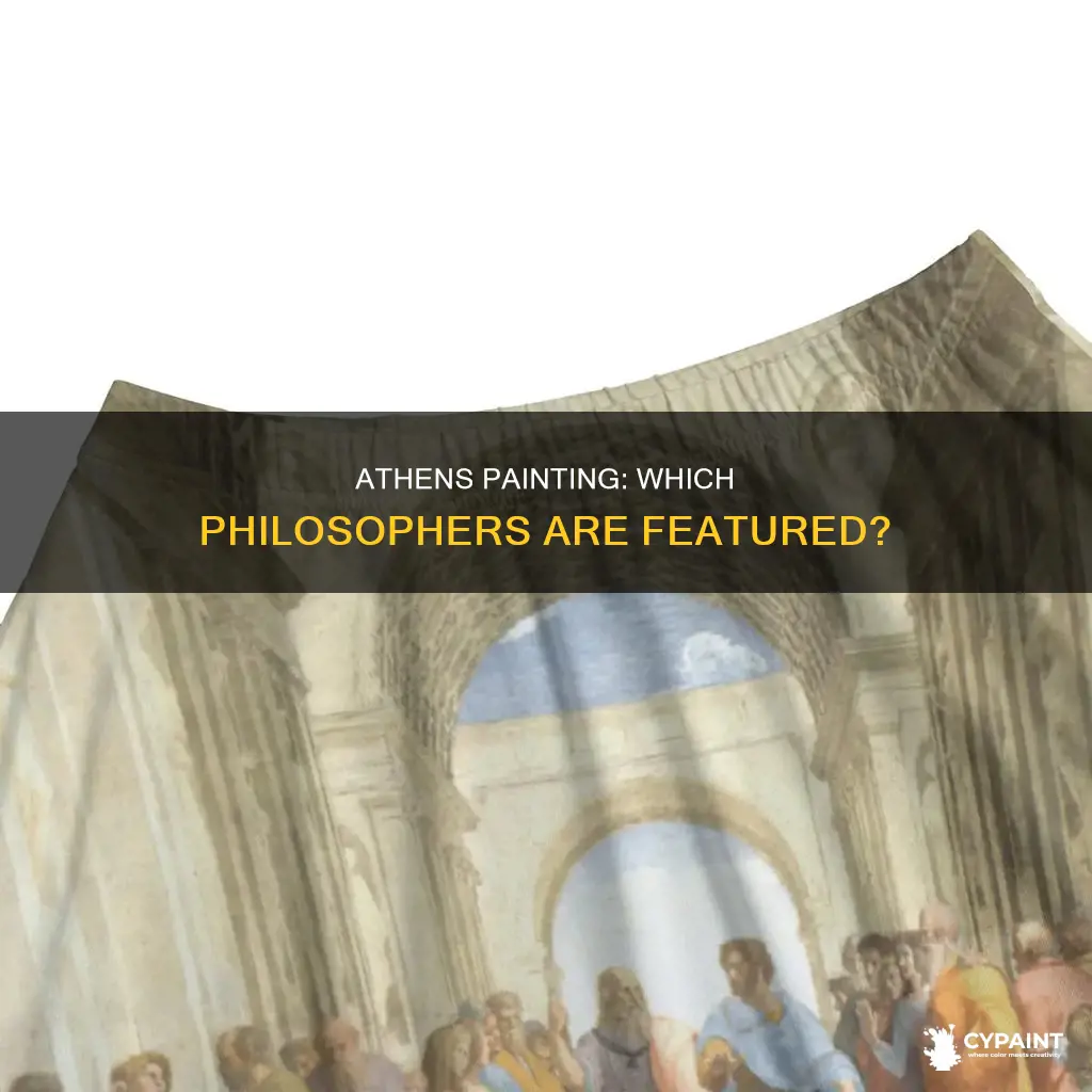 what philosopher are in the tenple of athens painting