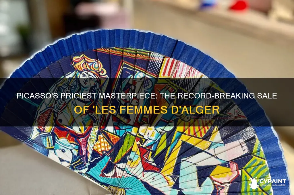what picasso painting sold for the most money