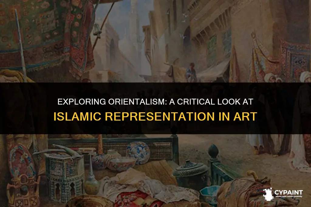 what posture toward the islamic world does this painting represent