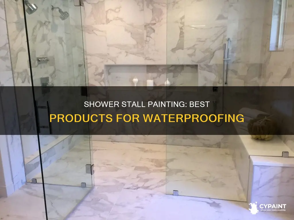 what product to paint on shower stall to waterproff