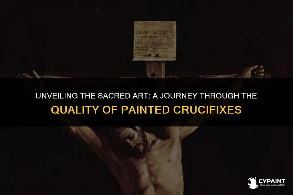 what quality of painted crucifixes suchd as the one attributed