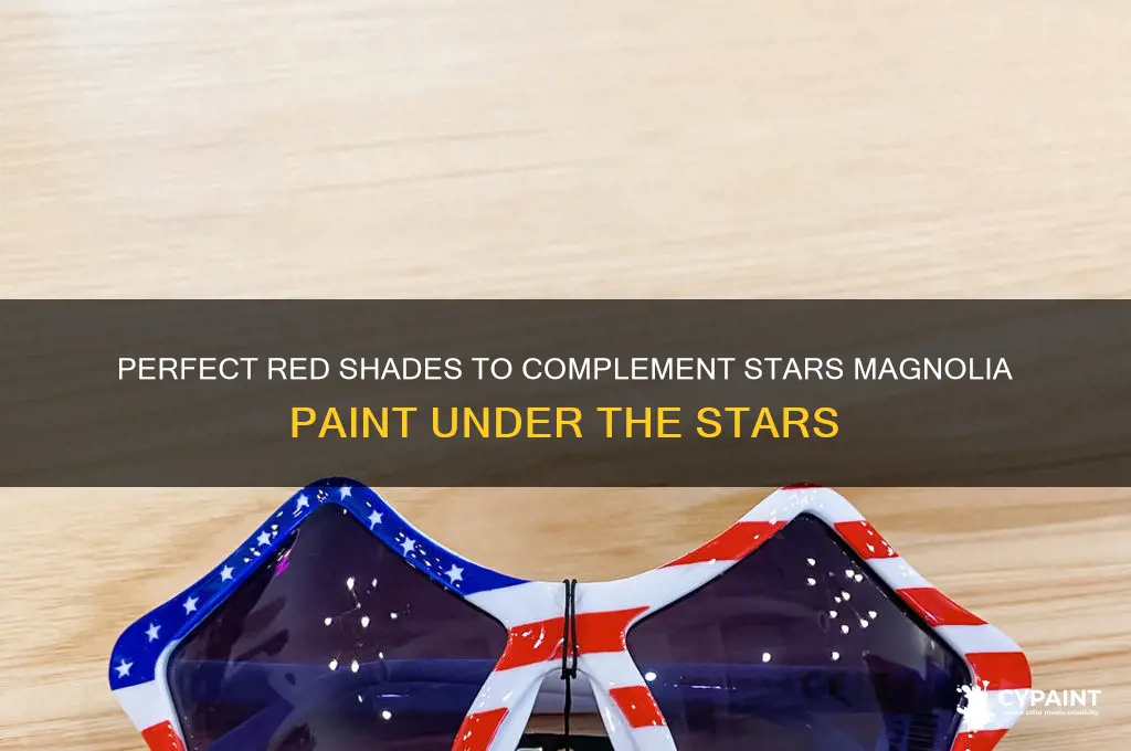what red mathes under the stars magnolia paint