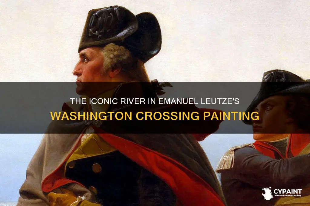 what river is george washington crossig in painting
