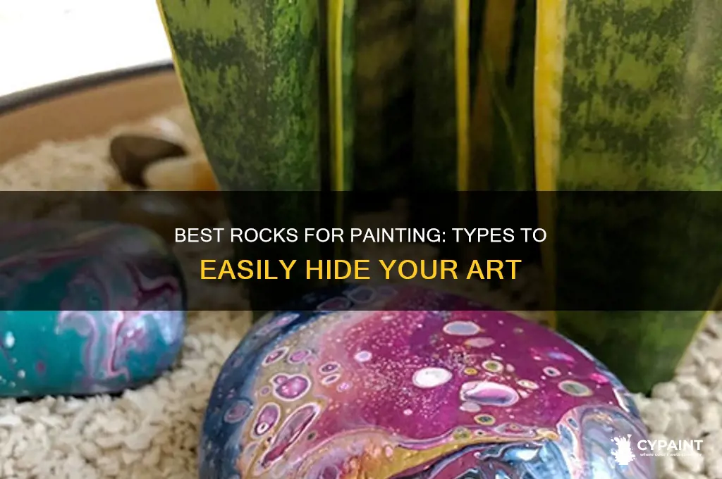 what rocks are suitable for painting to hid