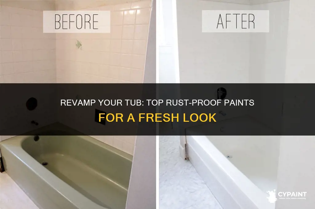 what rust proof paint can i yse in my tub