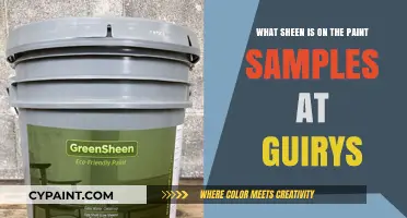 Discover the Sheen of Paint Samples at Guiry's
