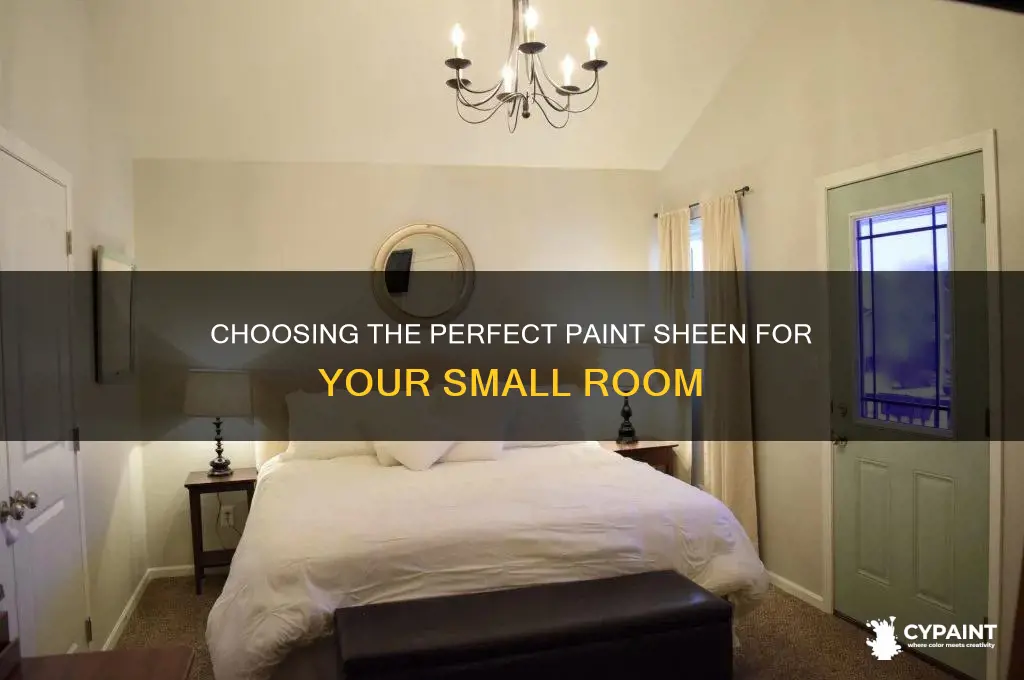 what sheen of paint for a small room