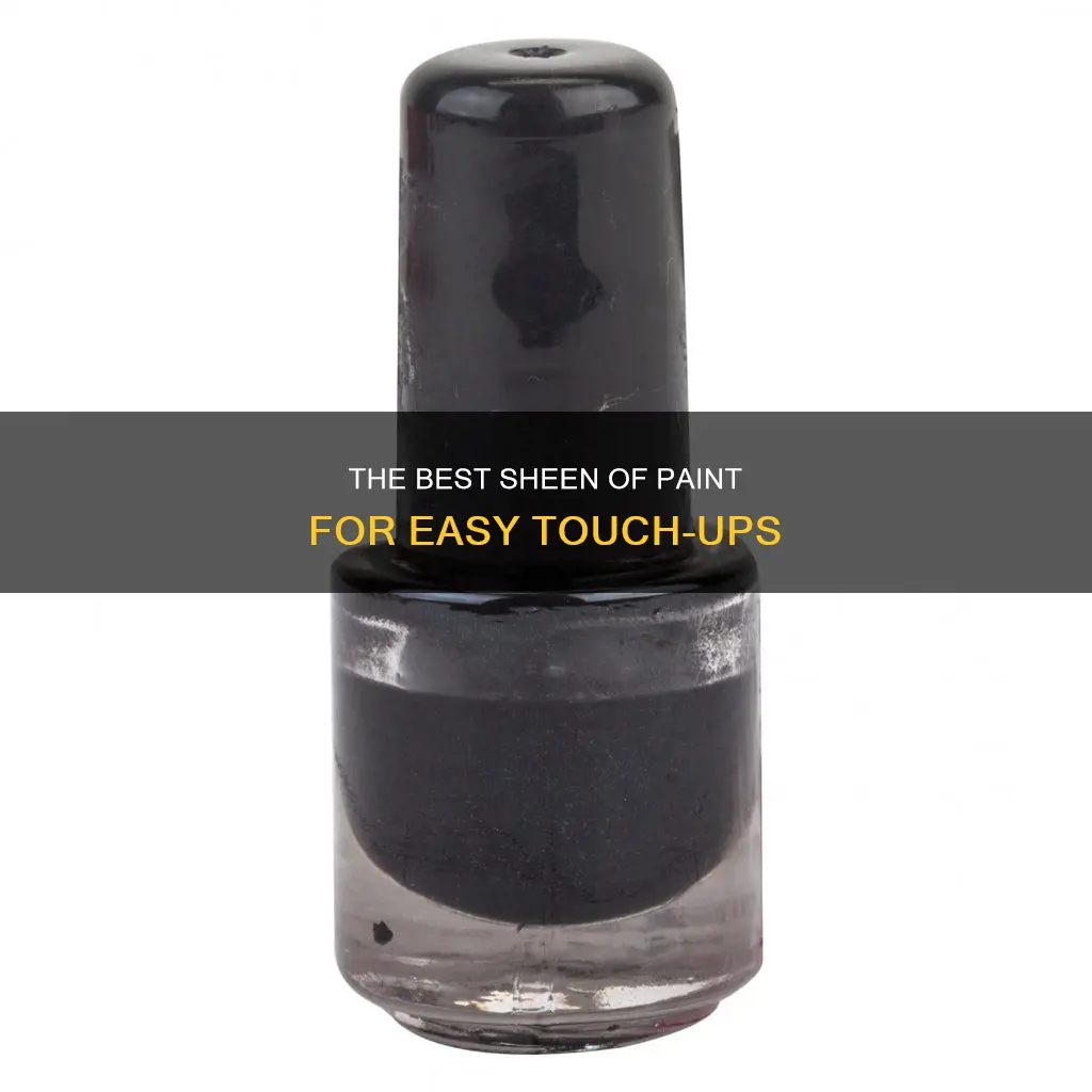 what sheen of paint is easier to touch up