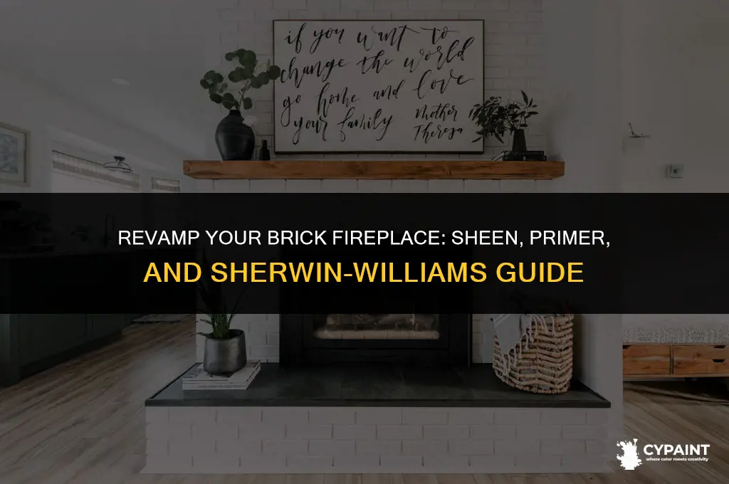 what sheen to paint brick fireplace what sherwin williams primer
