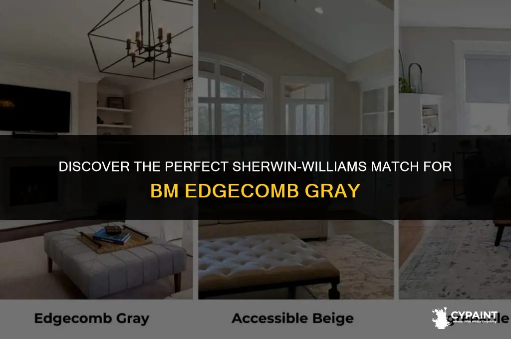what sherwin williams paint is similar to bm edgecomb gray