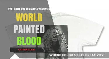 Tom Araya's Iconic Shirt in World Painted Blood: A Closer Look