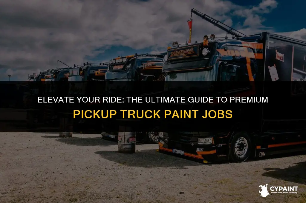 what should a premium pickup truck paint job consist of