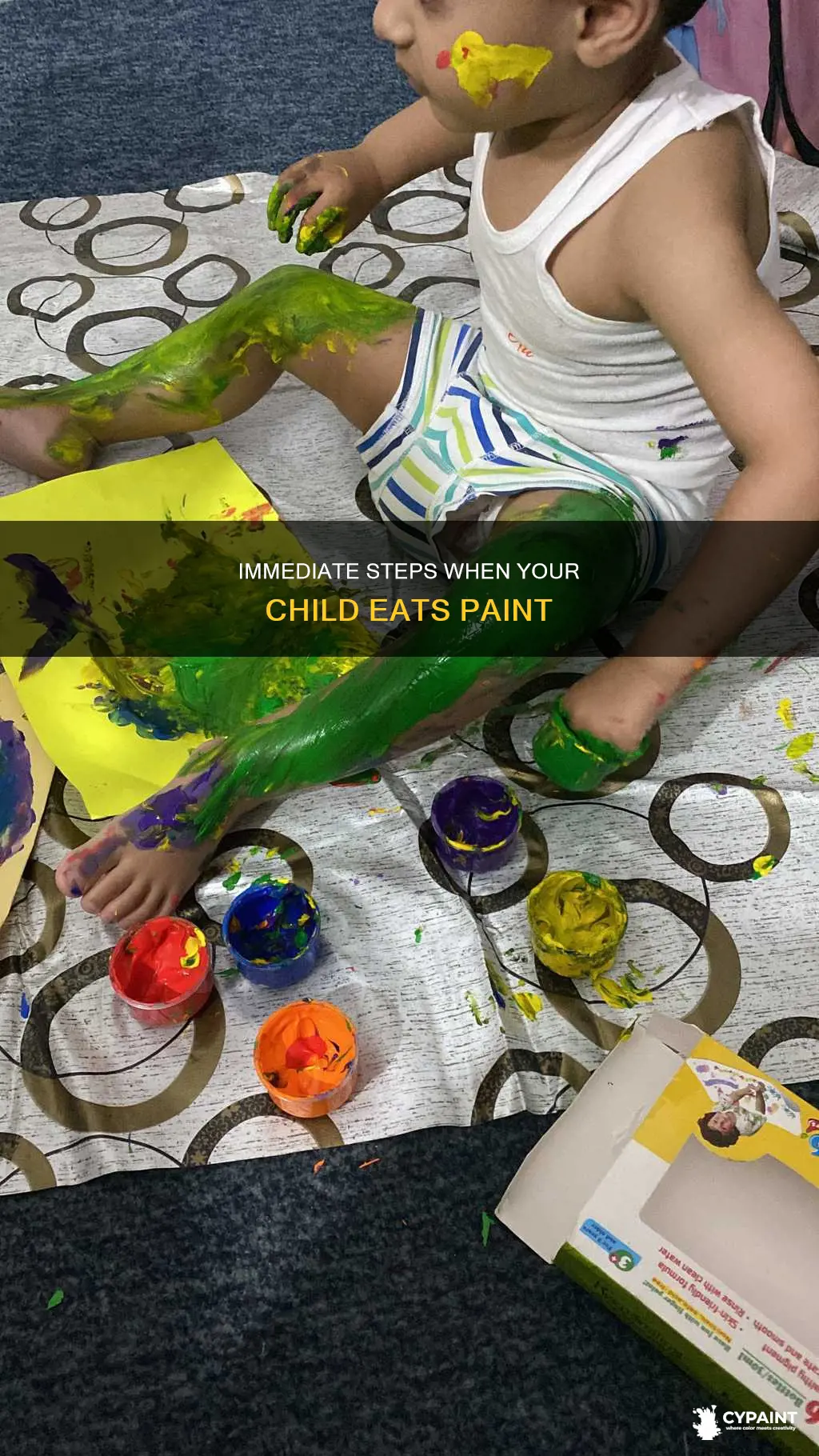 what should i do if my child eats paint