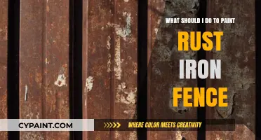 Restore Your Rusted Iron Fence With Paint