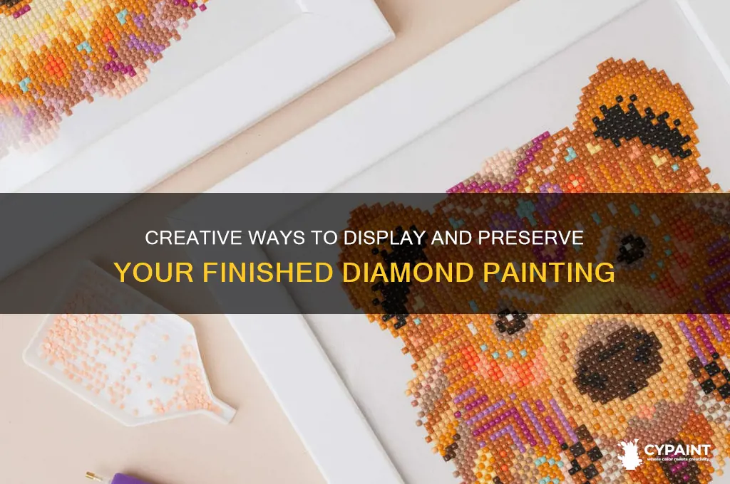 what should i do with finished diamond painting