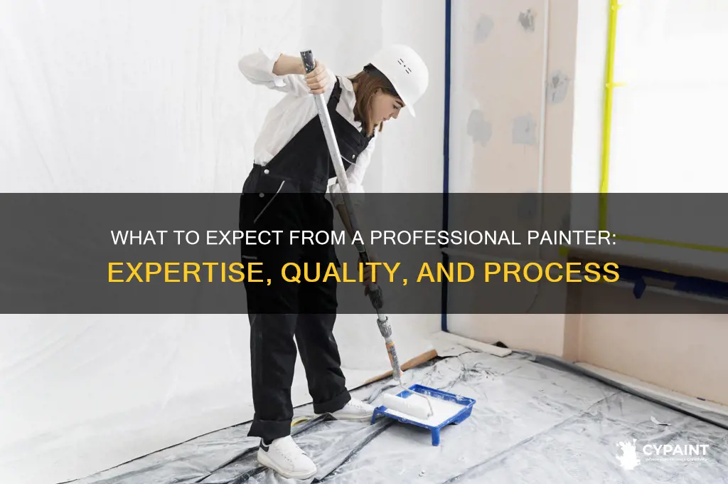 what should i expect from a professional painter