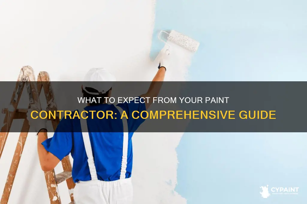 what should i expect from my paint contractor
