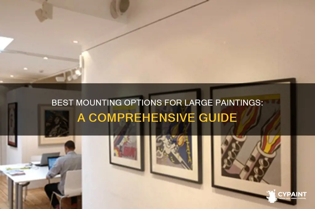 what should i mount a large painting on