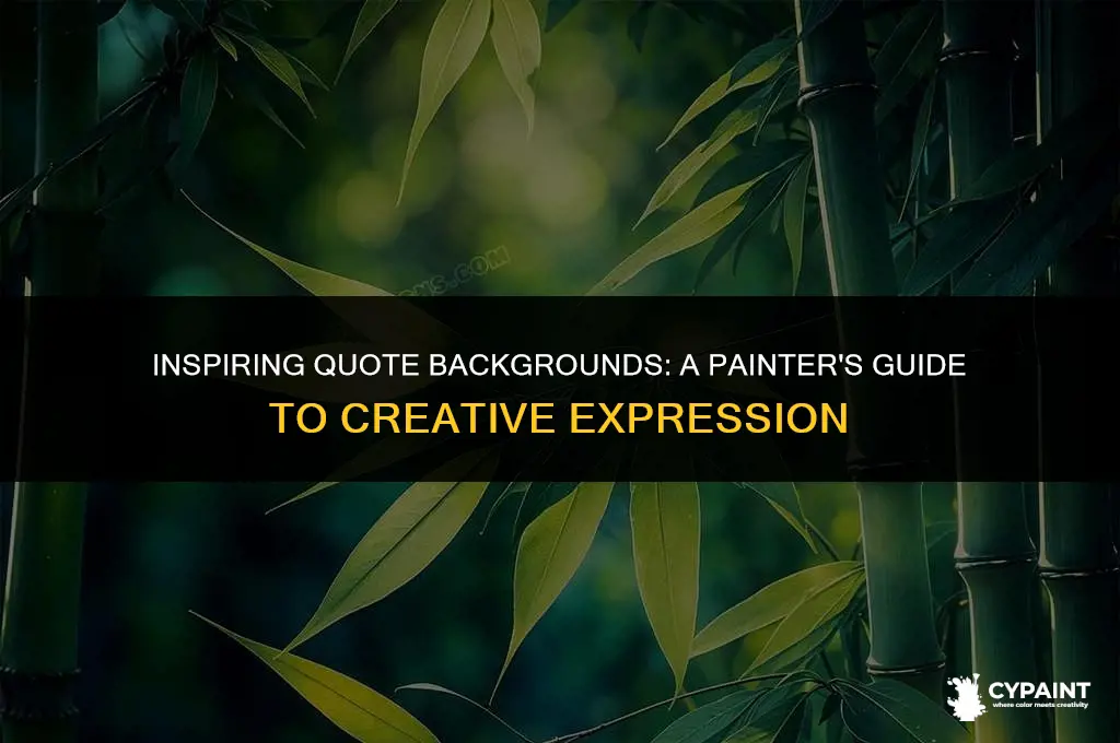 what should i paint for a backgroud of a quote