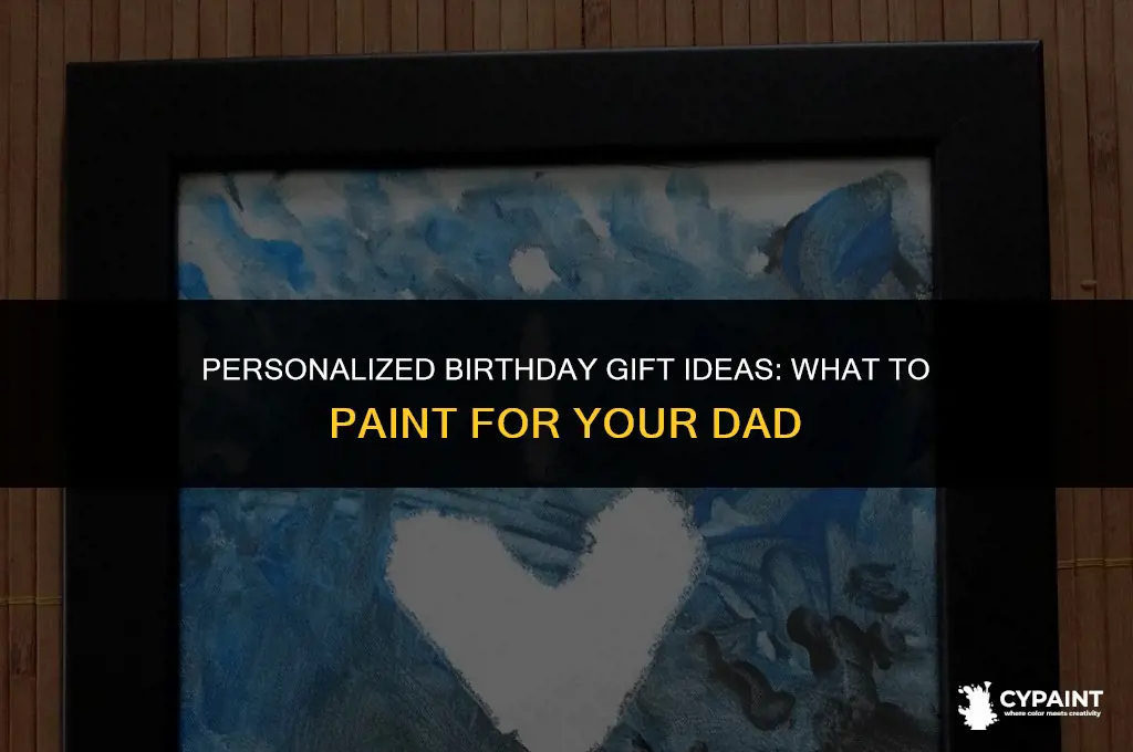 what should i paint for my dad on his birthday