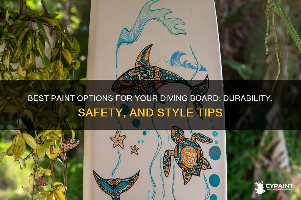 what should i paint my diving board with