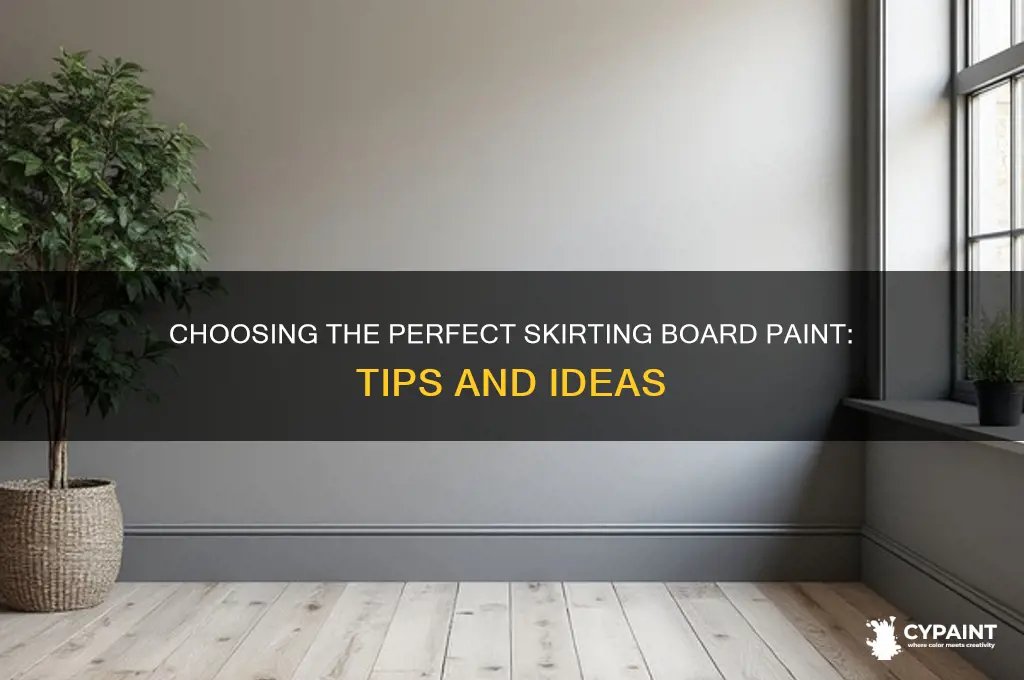 what should i paint my skirting boards with