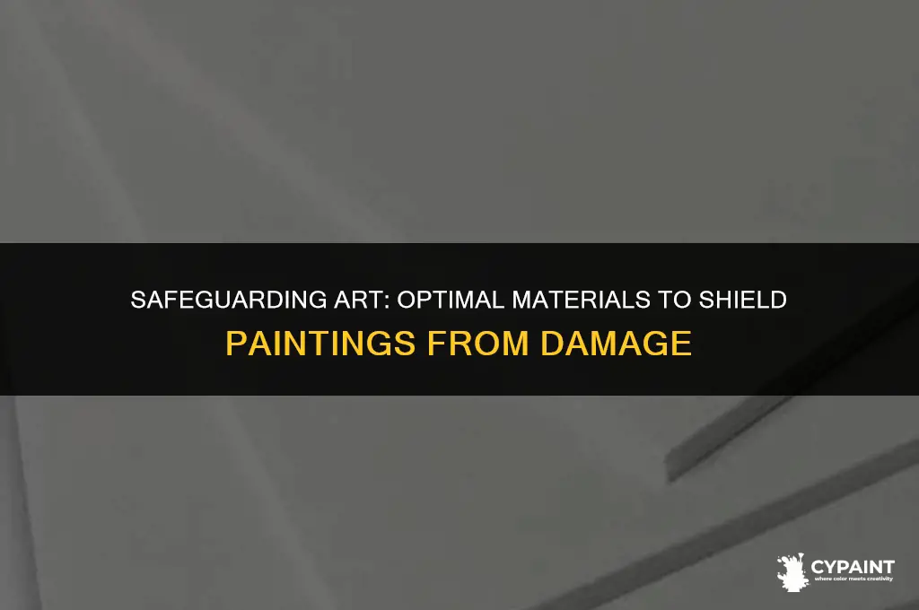 what should i place between paintings to protect the paint