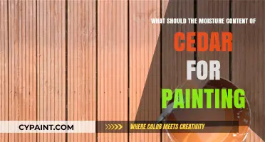 Selecting the Right Moisture Level for Painting Cedar