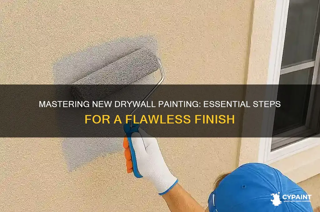 what should you do when painting new drywall