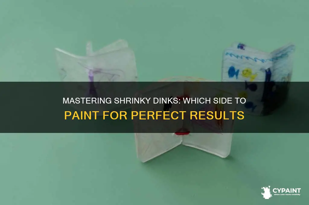 what side do you paint on shrinky dinks