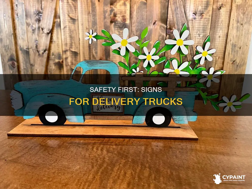 what sign should paint have on their delivery truck