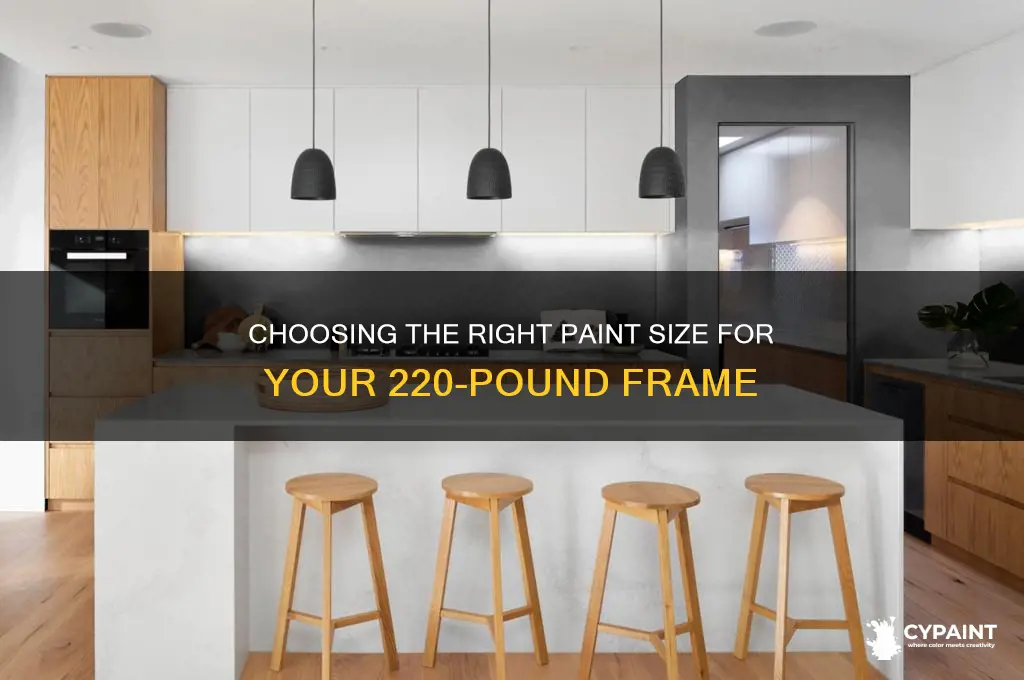 what sise paints would you wear at 220