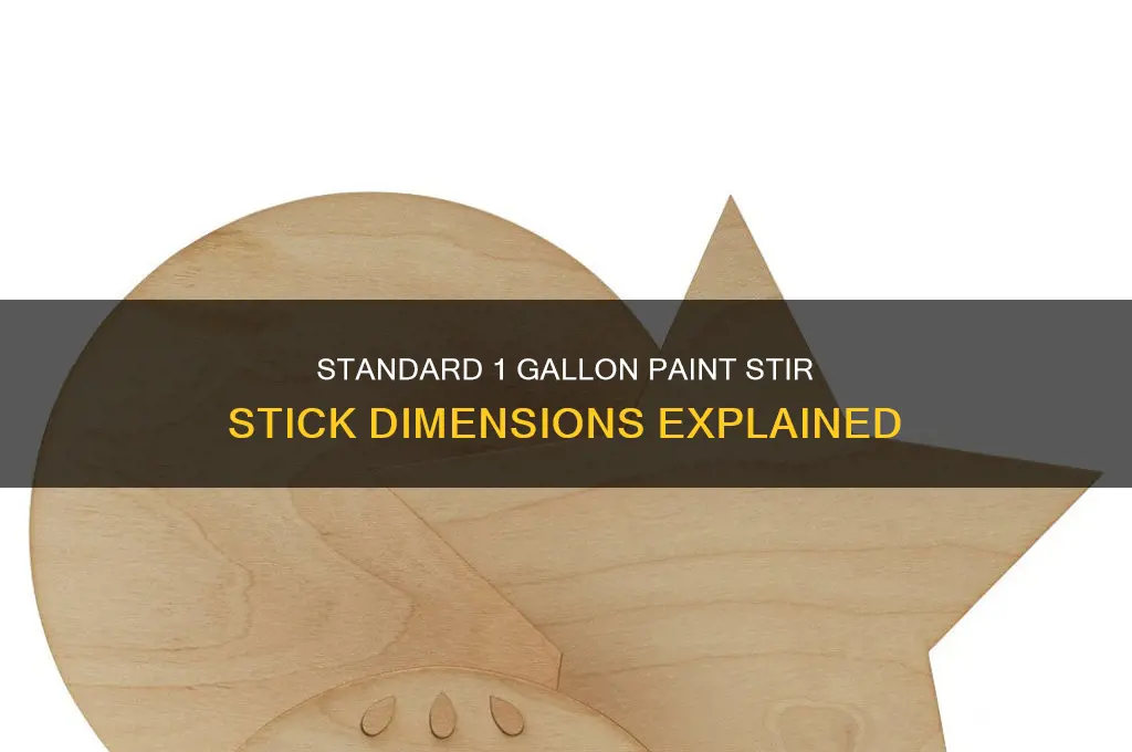 what size are 1 gallon paint stir sticks
