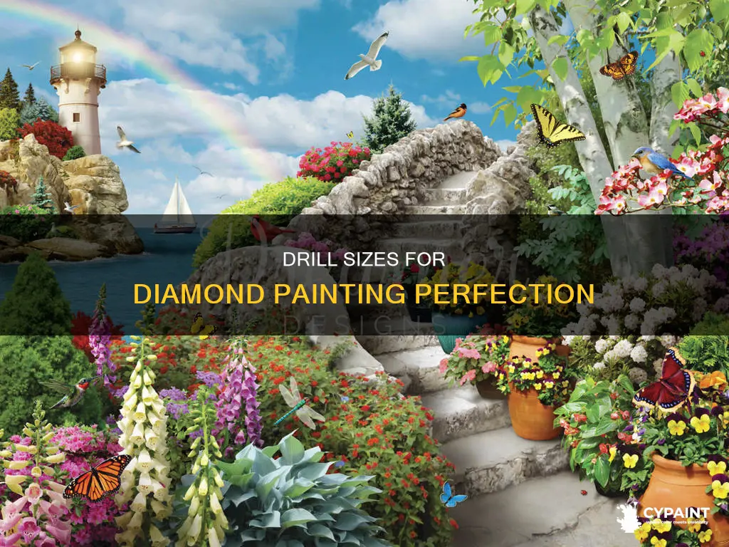 what size are the drills in a diamond painting